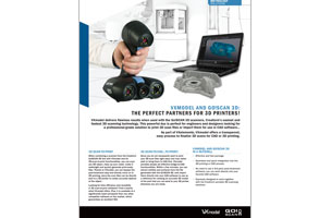 VXmodel y Go!SCAN 3D: Los compañeros perfectos para impresoras 3D.