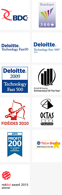 Creaform - Awards and Recognitions