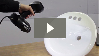 Go!SCAN 3D in azione: Scansione 3D di uno scarico