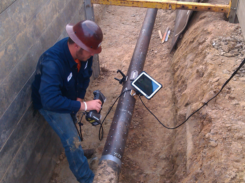 Ispezione NDT delle condutture per il settore del petrolio e del gas