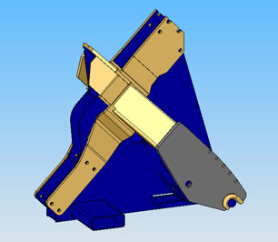 Mesh of a McCormick tractor’s loader