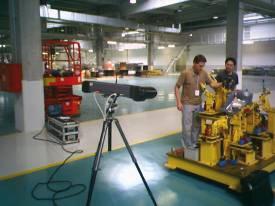 Tool testing and adjustment in the factory