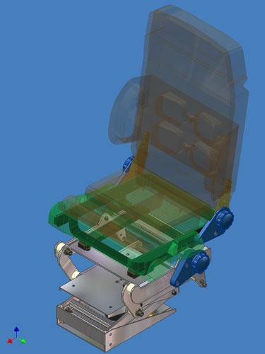 제품 개발 - Volvo 버스 좌석