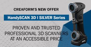 Creaform releases the HandySCAN 3D | SILVER series
